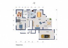 Grundriss EG Attraktives Familiendomizil in vorz�glicher Lage - Bezugsfrei - Einliegerwohnung - Balkon - Garten
