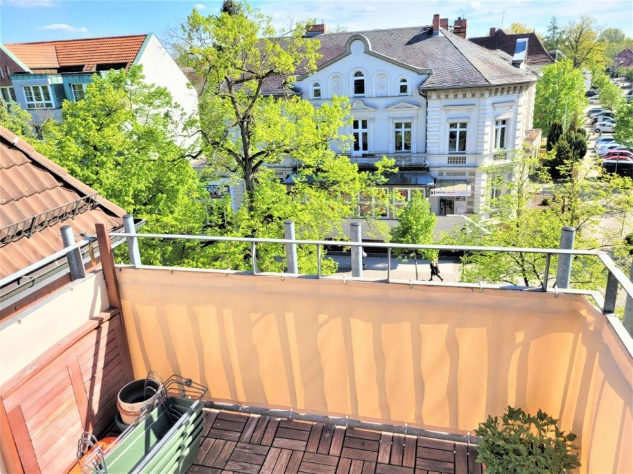 Balkon-Ausblick Dachgeschosswohnung K�nigs Wusterhausen