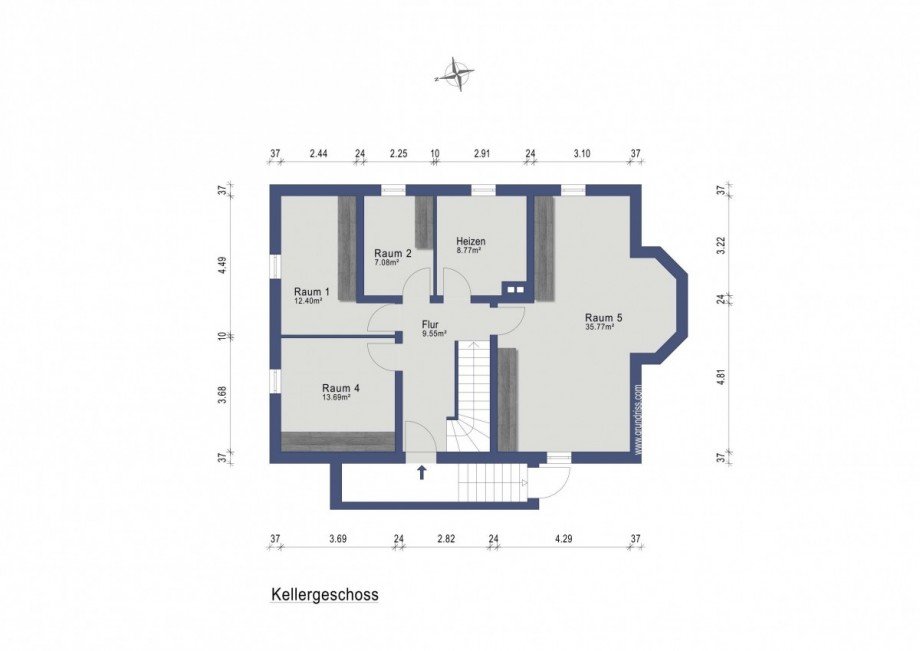 Grundriss KG Einfamilienhaus Berlin