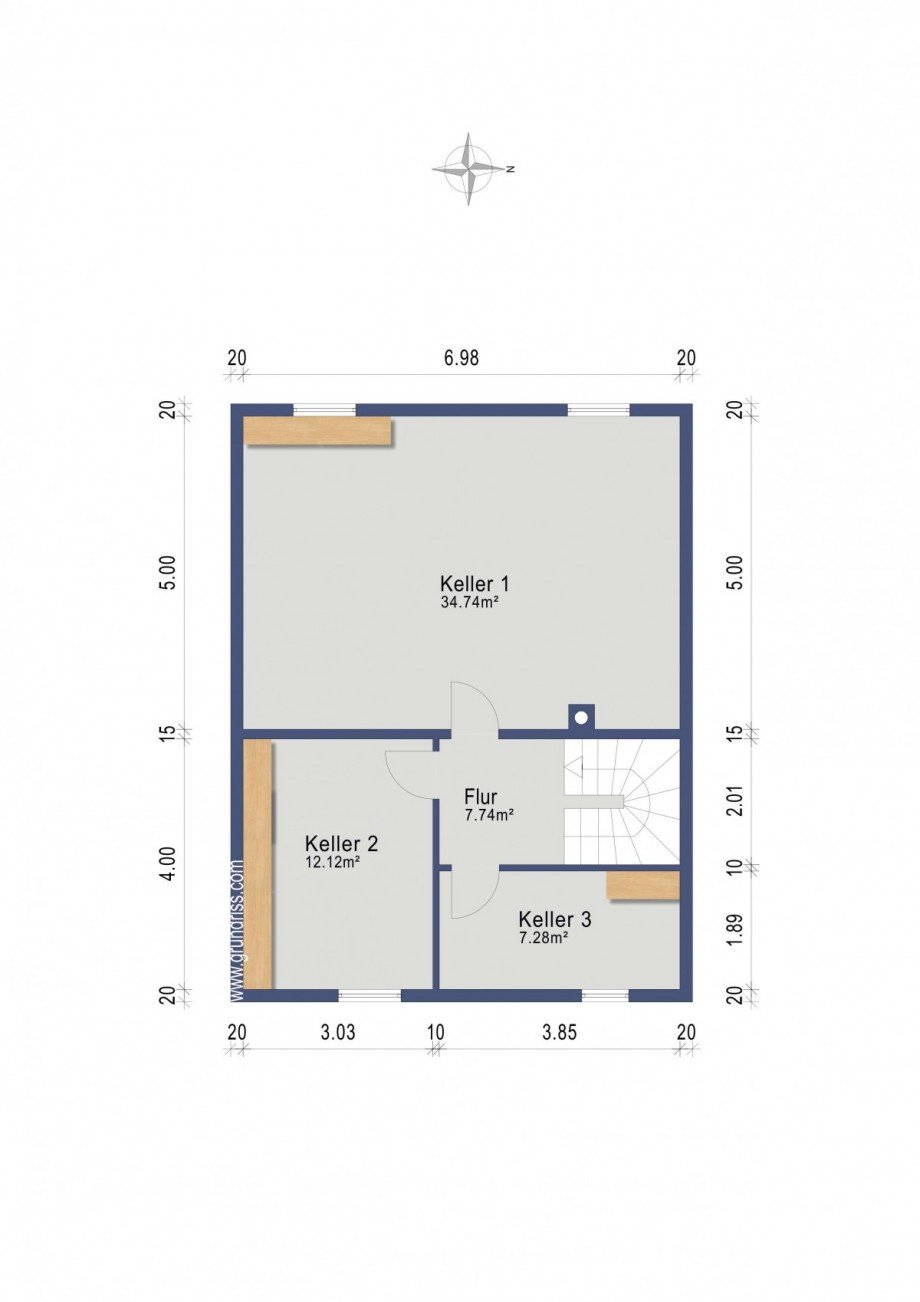 Grundriss KG - Haus I Einfamilienhaus Wildau