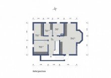 Grundriss KG Attraktives Familiendomizil in vorz�glicher Lage - Bezugsfrei - Einliegerwohnung - Balkon - Garten